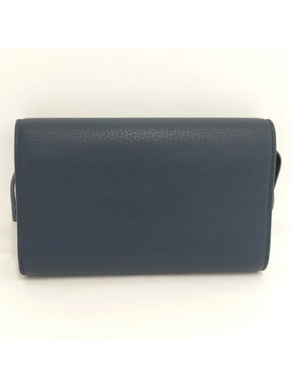 Balenciaga Paper Mani Bifold Wallet Leather Navy - Picture 3 of 10